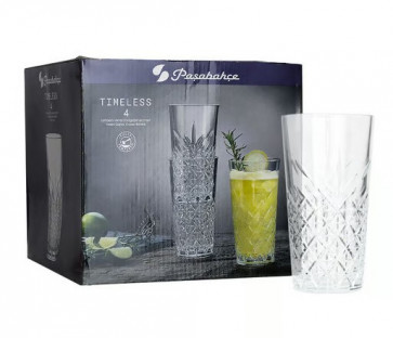 Набор стаканов высоких Timeless 4шт 470мл Pasabahce 520055