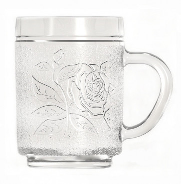 Чашка Roses 40805-МС12ХВ/sl 250мл стеклянная