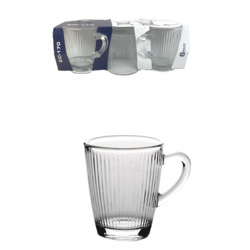 Набор кружек Americano plain 160мл 6шт EIC-170(R)-1