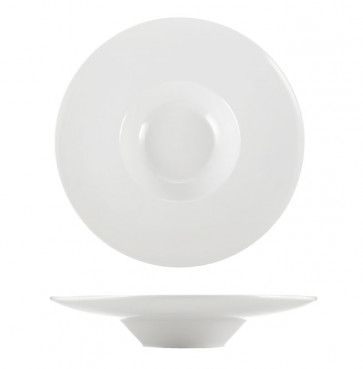 Тарелка глубокая с широким бортом Extra white 235мм Helios W117