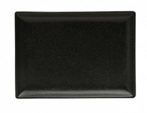 Блюдо для подачи прямоугольное 35х26см Porland 358835/Bl черное фарфор-2