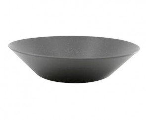 Тарелка глубокая 160мм Grazia Black Porland 365416/GBl черная фарфор-1