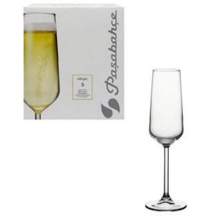 Набор бокалов для шампанского Allegra 195мл 6шт Pasabache 440079(6) -1