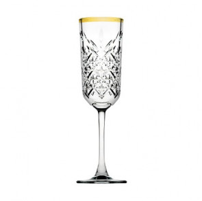 Набор бокалов для шампанского Timeless Golden touch 175мл 4 шт Pasabahce 440356G -1