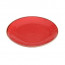 Тарелка круглая 180мм Red Porland 187618/R красная фарфор-2
