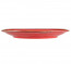 Тарелка круглая 240мм Red Porland 187624/R красная фарфор-1