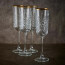 Набор бокалов для шампанского Timeless Golden touch 175мл 4 шт Pasabahce 440356G -3