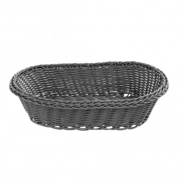 Корзина для хлеба серая 25х13х5-8см Helios 7340