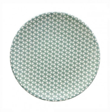 Фарфоровая тарелка Kutahya NC HR HC3020 20см зеленая