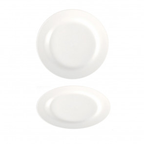 Фарфоровая тарелка Helios экстра белый O101 180мм