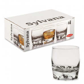 Набор стаканов для виски Sylvana 6шт 305гр Pasabache 42415-3