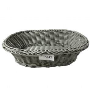 Корзина для хлеба серая 25х13х5-8см Helios 7340