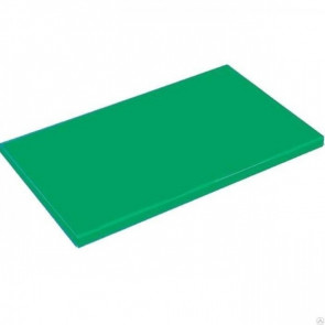 Доска разделочная зеленая 50х30х2 см Helios 7914 пластик