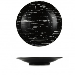 Темный камень тарелка глубокая 300мм Helios G1706