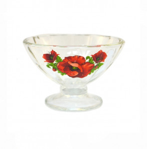 Креманка Виктория декор цветы 80х125мм ОСЗ 3с1133, 8160