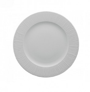 Белая тарелка из фарфора Kutahya EM2030(BE2030)