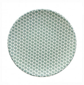 Фарфоровая тарелка Kutahya NC HR HC3020 20см зеленая