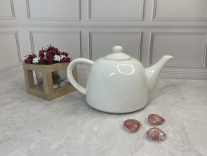 Чайник Extra white 600мл Helios W272 фарфор