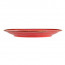 Тарелка круглая 180мм Red Porland 187618/R красная фарфор-3