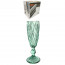 Набор бокалов шампанского Helios Бирюза 64565 6шт 240мл цветное стекло