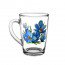 Чашка  Капучино 7с1334 цветы 300мл 8140/1334