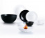 Столовый сервиз Diwali Black&White 44 предметов Luminarc P4678 -1